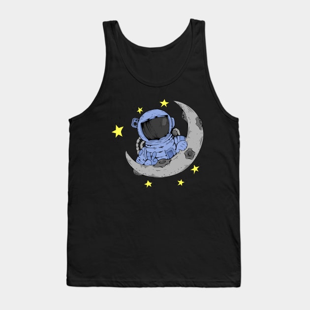 Astronaut Apollo 11 Tank Top by artbypond